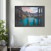 My Mountain Lake Magic Windows Framed Poster - Planet Wall Art