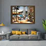 My Luxury Pool Magic Windows Framed Poster - Planet Wall Art