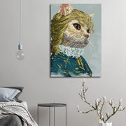 Elizabethan Cat Canvas Print - Planet Wall Art