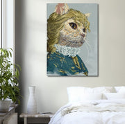 Elizabethan Cat Canvas Print - Planet Wall Art