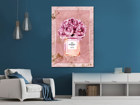 Parfum Flower No. 5 Pop Art Framed Poster - Planet Wall Art