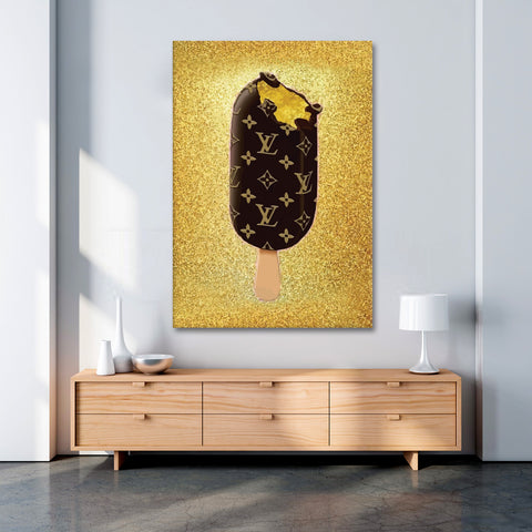 Louis Magnum Pop Art Canvas Print - Planet Wall Art