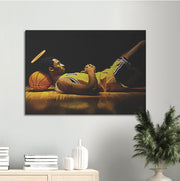 Angel Kobe Pop Art Canvas Print