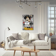 Mickey Punked Pop Art Canvas Print - Planet Wall Art