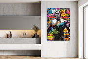 Graffiti Arnold Pop Art Canvas Print