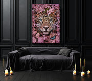 Blooming Leopard Premium Matte Paper Poster