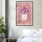 Parfum Flower No. 5 Pop Art Framed Poster - Planet Wall Art