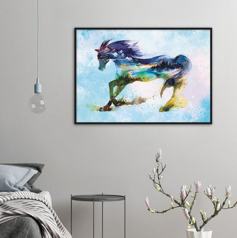 Mirage Horse Framed Poster - Planet Wall Art