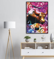 Bitcoin Bull Framed Poster - Planet Wall Art