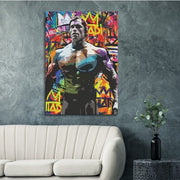 Graffiti Arnold Pop Art Canvas Print