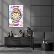 Watercolor Watch Canvas Print