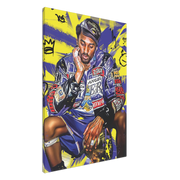 Graffiti Kobe Pop Art Canvas Print