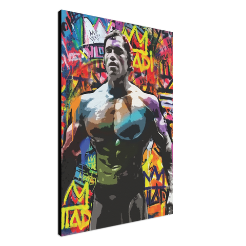 Graffiti Arnold Pop Art Canvas Print