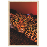 Lounging Leopard Framed Poster - Planet Wall Art