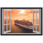 My Cruise Getaway Magic Windows Framed Poster - Planet Wall Art