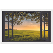 My Peaceful Prairie Magic Windows Framed Poster - Planet Wall Art