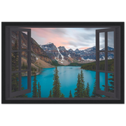 My Mountain Lake Magic Windows Framed Poster - Planet Wall Art