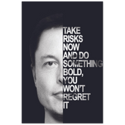 Bold Elon Premium Matte Paper Motivational Poster