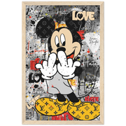 Mickey Punked Pop Art Framed Poster - Planet Wall Art