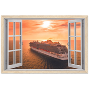 My Cruise Getaway Magic Windows Framed Poster - Planet Wall Art