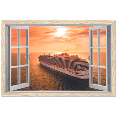 My Cruise Getaway Magic Windows Framed Poster - Planet Wall Art