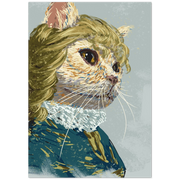 Elizabethan Cat Premium Matte Paper Poster