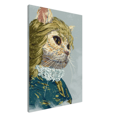 Elizabethan Cat Canvas Print - Planet Wall Art