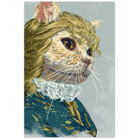 Elizabethan Cat Premium Matte Paper Poster