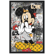 Mickey Punked Pop Art Framed Poster - Planet Wall Art