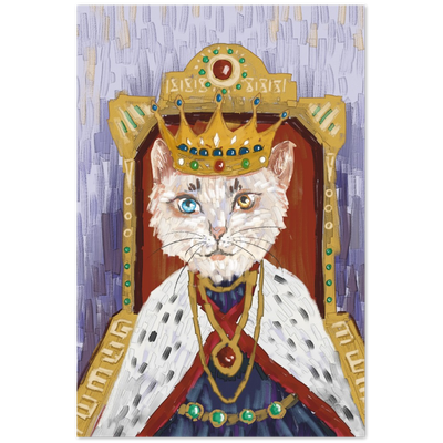 King Cat Premium Matte Paper Poster