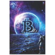 Bitcoin To The Moon Premium Matte Paper Poster