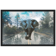 Mountain Elephant Framed Poster - Planet Wall Art