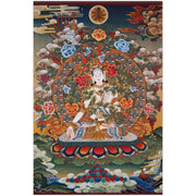 Radiant Buddha Tibetan Thangka Premium Matte Paper Poster