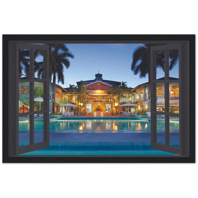 My Luxury Mansion Magic Windows Framed Poster - Planet Wall Art