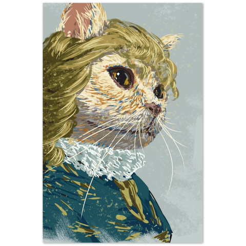 Elizabethan Cat Premium Matte Paper Poster