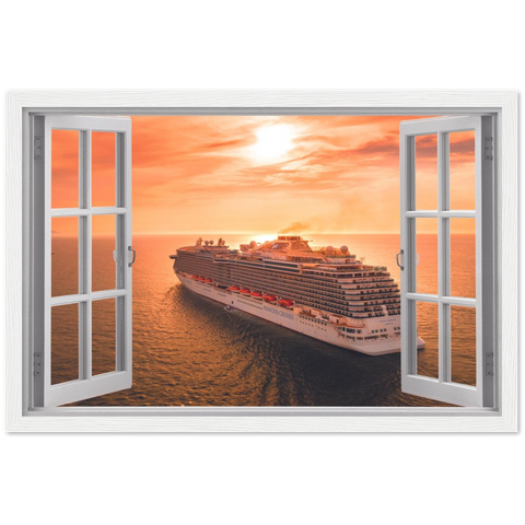 My Cruise Getaway Magic Windows Framed Poster - Planet Wall Art