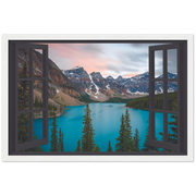 My Mountain Lake Magic Windows Framed Poster - Planet Wall Art