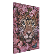 Blooming Leopard Canvas Print