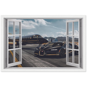 My Bugatti Fly & Ride Magic Windows Framed Poster - Planet Wall Art