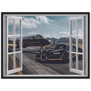 My Bugatti Fly & Ride Magic Windows Framed Poster - Planet Wall Art