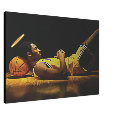 Angel Kobe Pop Art Canvas Print