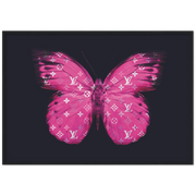 Pink Louis Moth Pop Art Framed Poster - Planet Wall Art